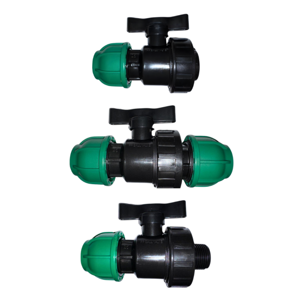 PP Kugelhahn Light / Einfach, 3 Bar